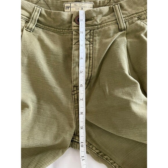 Free People Women’s Low Rise Green Jeans Pants Size 26 - Picture 6 of 10